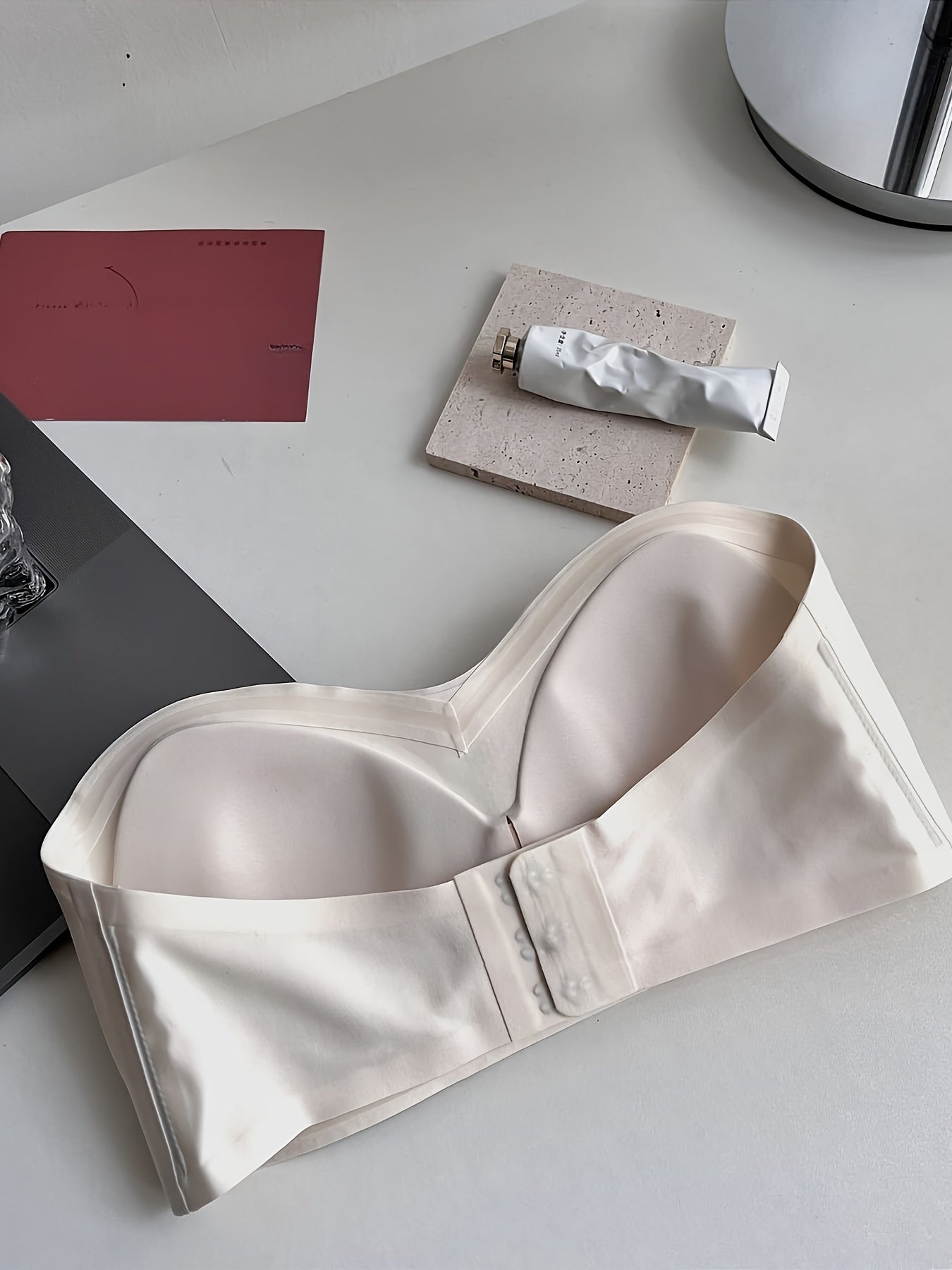 Strapless Push Up Bra Comfy Non-slip Wireless Bra Women's Lingerie