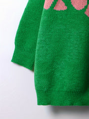 Casual Sweater Dress Women's Plus Letter Print Long Sleeve