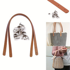 2Pcs PU Leather Shoulder Strap Bag Replacement