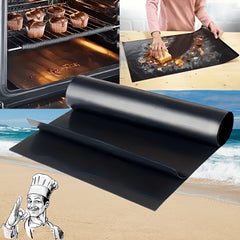 Yacht BBQ Non-stick Barbecue Mat High-Temperature Resistant Outdoor Mat