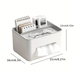 Desktop Storage Box for Tissue Paper Remote Control Sundries