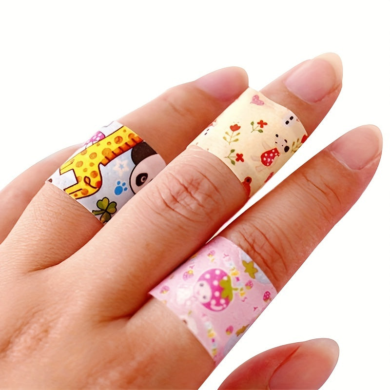 120pcs Cartoon Waterproof Bandages for Kids' First Aid