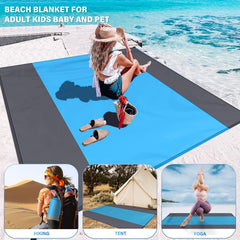 Large Sandproof Beach Blanket - Quick Drying & Lightweight