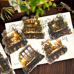 30pcs Vintage Study Garden Yard Stickers Scrapbooking Waterproof