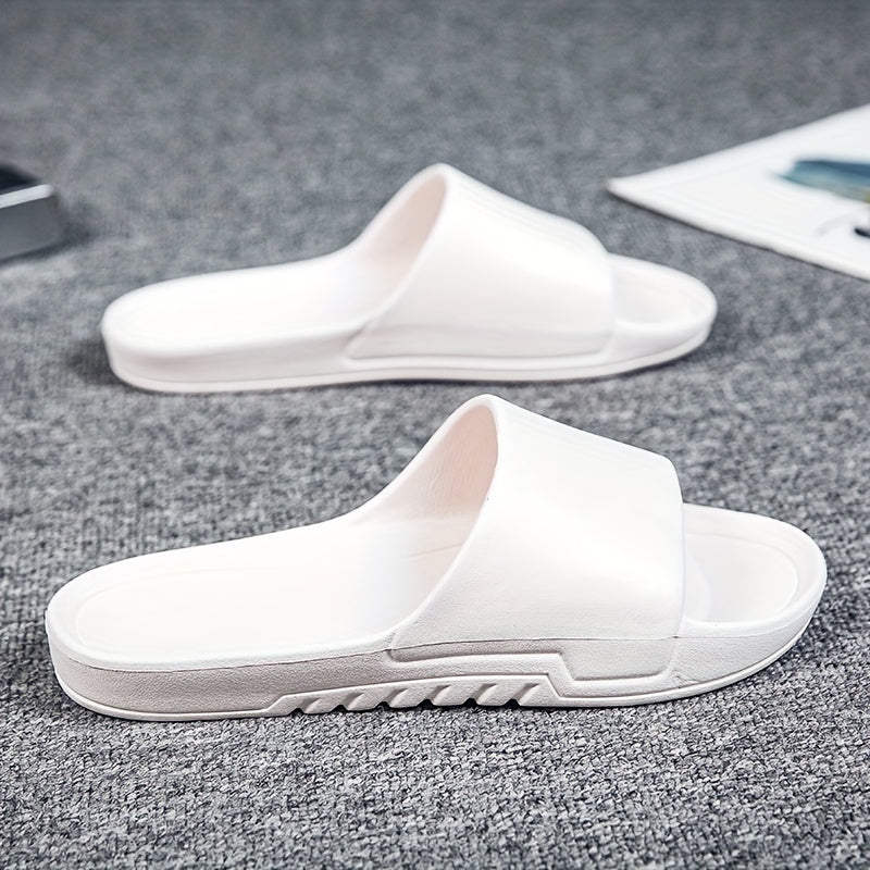 Men's Soft Non Slip Slides Casual Open Toe Slippers