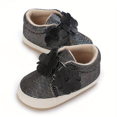 Flower Sneakers for Baby Girls Lightweight Non Slip Shoes