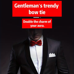 Men's Solid Formal Wedding Bow Tie Business Casual Groom Man Bow