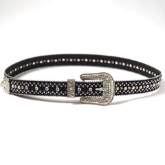 Western Studded Rhinestone Belt Vintage Bling Y2K