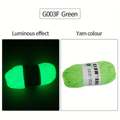 Luminous Braided Rope Polyester Yarn for Crocheting & Knitting