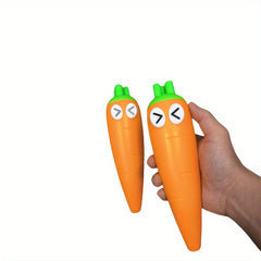 1pc 3D Carrot Telescopic Sword Creative Telescopic Carrot Toy