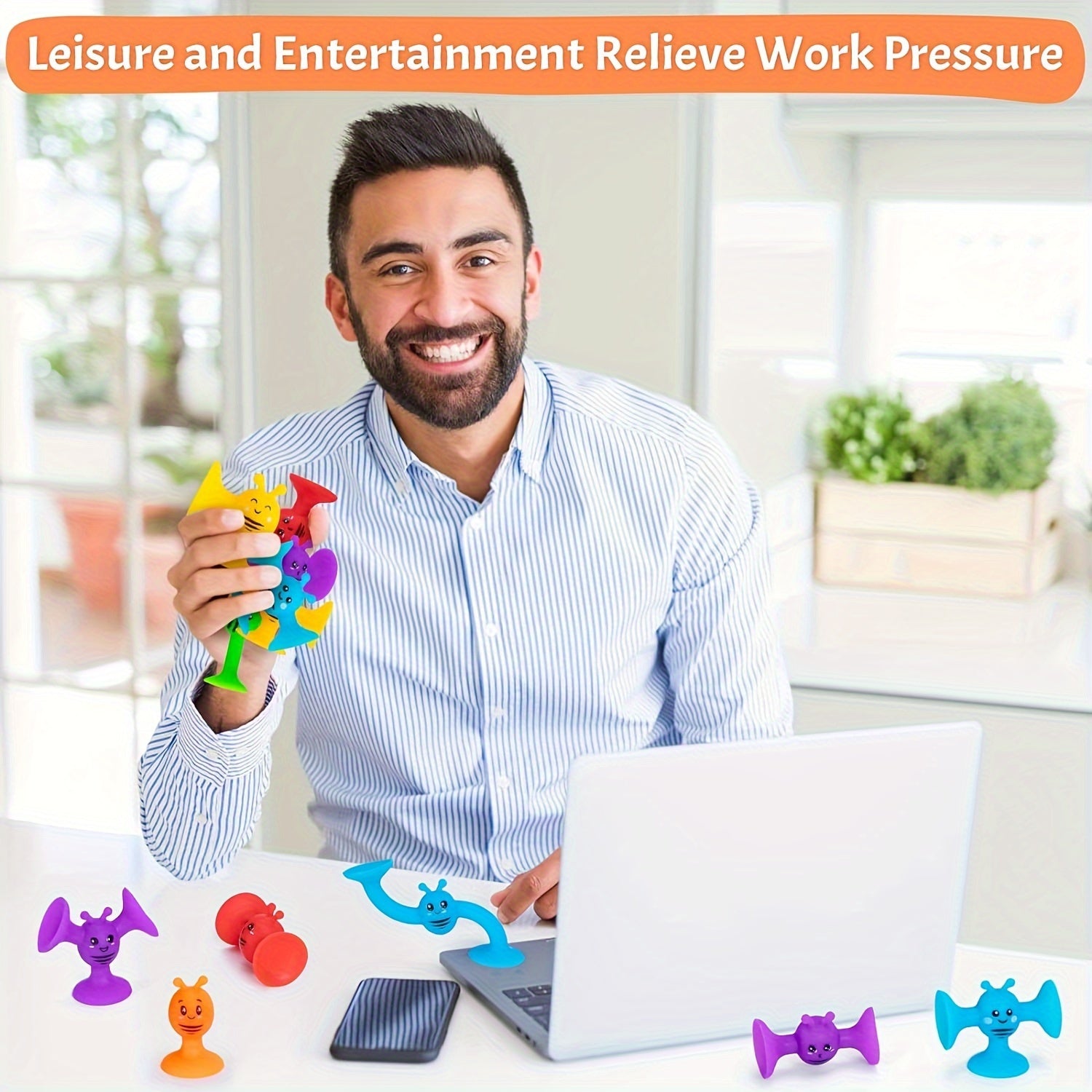 Kids' Suction Building Blocks Set - Ages 3 - Travel Friendly