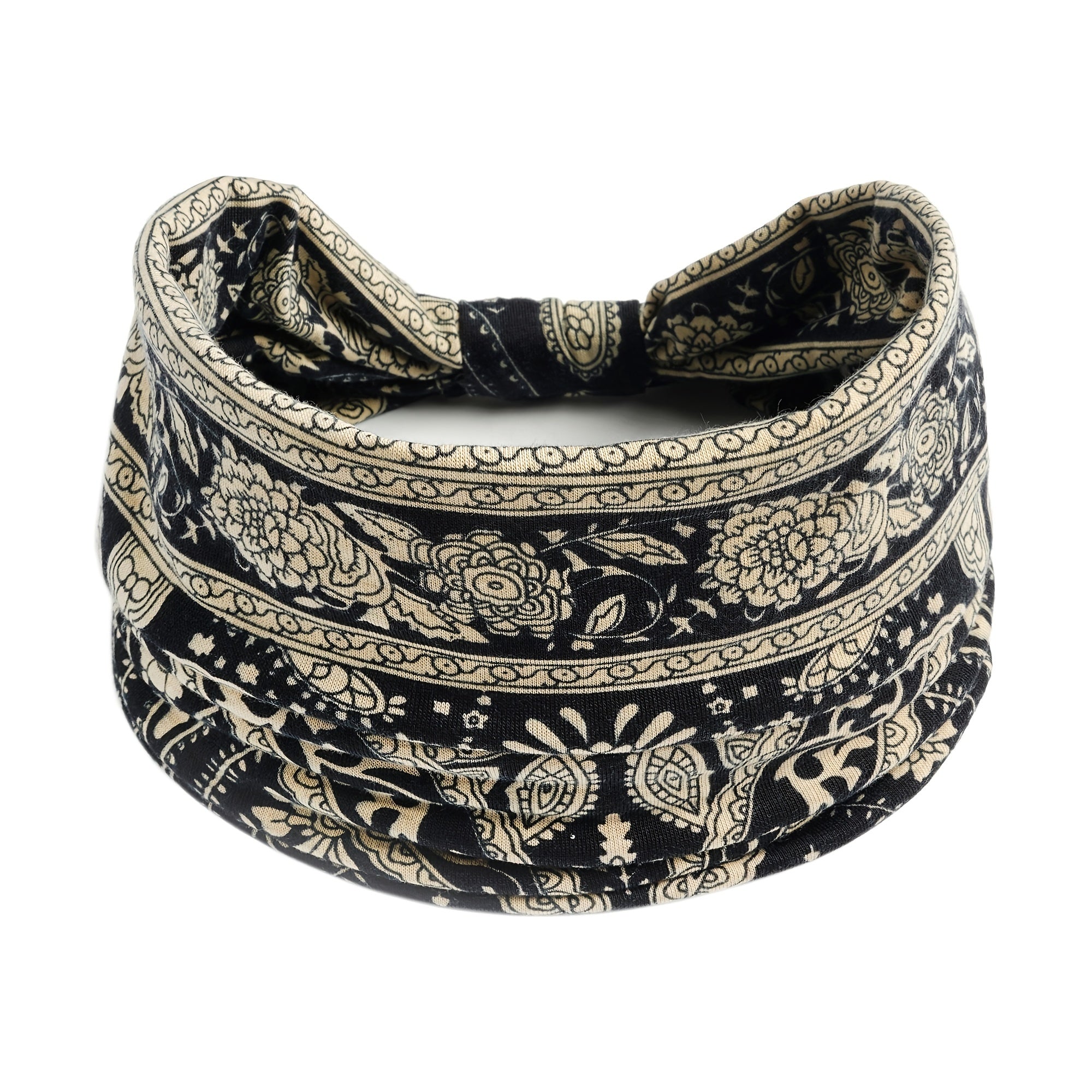 Paisley Print Boho Headband Hair Accessory