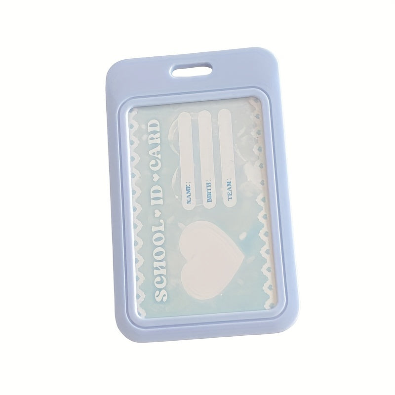 Vertical High Value Card Holder Flash Love Clouds Gradient