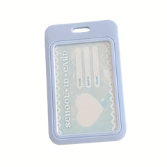 Vertical High Value Card Holder Flash Love Clouds Gradient