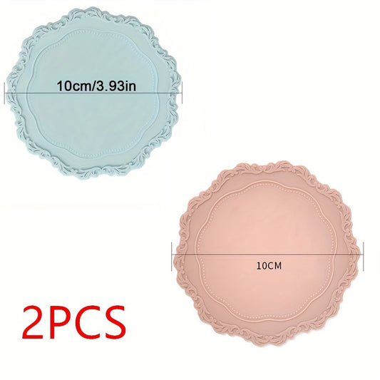 2pcs Silicone Heat Resistant Insulated Pad For Wax Seal