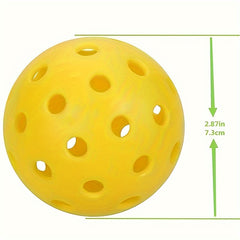 3pcs 40 Hole Pickleball Balls for Outdoor Training and Replacement