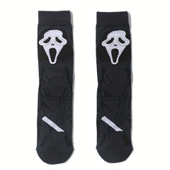 10 Pairs Cartoon Pattern Socks Women's Mid Tube Stockings Funny Novelty Hosiery