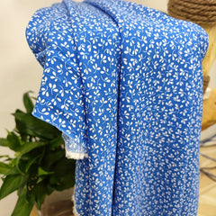 1yd Faux Cotton Fabric for DIY Clothes Pants Dress Quilt, Cut Size