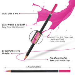 Professional 160 Colored Pencils Set
