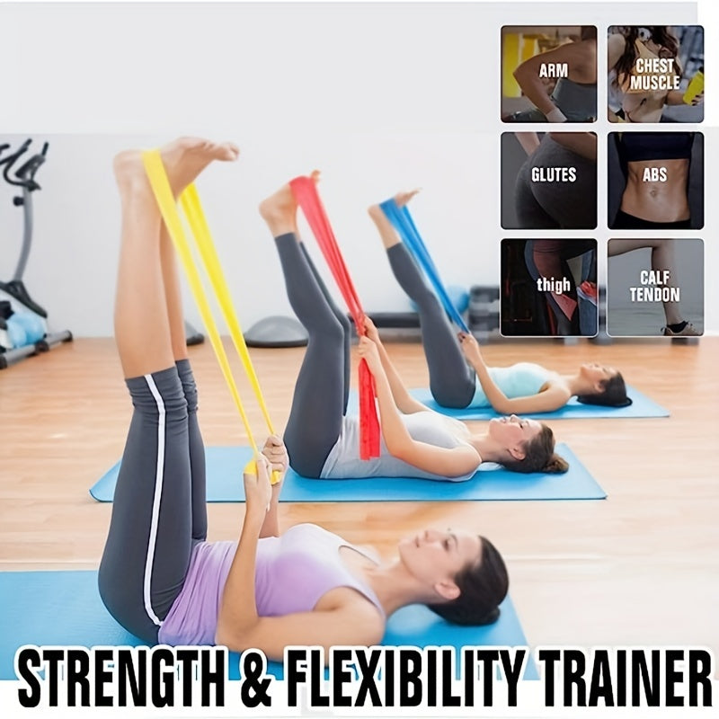 Natural Rubber Fitness Resistance Band Gym Training Yoga Pilates
