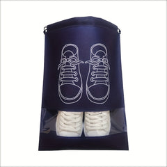 5pcs Non woven Shoe Bags Drawstring Cinch Shoe Storage Bag