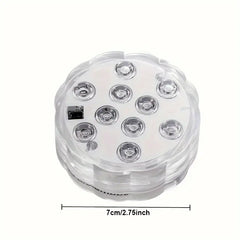 4pcs IP68 Waterproof Diving Light Christmas Decoration LED Pool Light