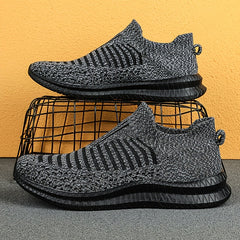 Men's Lightweight Slip-On Running Shoes Breathable Casual Sneakers
