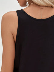 Guipure Lace V neck Tank Top for Summer