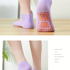 Anti Slip Yoga Trampoline Socks for Women Comfortable Massage Socks
