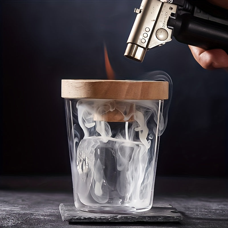 Vintage Cocktail Smoker Set with 8 Wood Chips for Whiskey Drinks