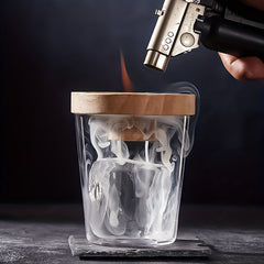 Vintage Cocktail Smoker Set with 8 Wood Chips for Whiskey Drinks