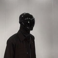 Cyberpunk Mask Cosplay Jewelry Dark Mask Role playing Robot