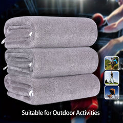 3pcs Microfiber Bath Towels 70 X 140cm Portable Absorbent & Quick Drying