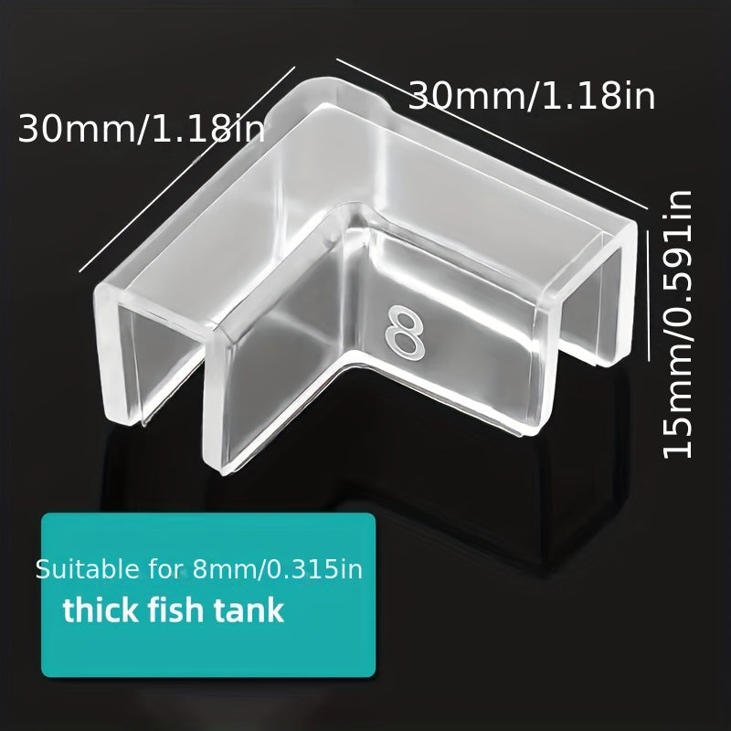 4pcs Fish Tank Corner Protection Frame Explosion-proof Reinforcement