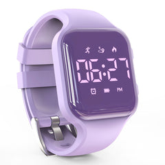 Kids Activity Tracker Watch LED Digital Color Display Alarm Timer Fitness Watch