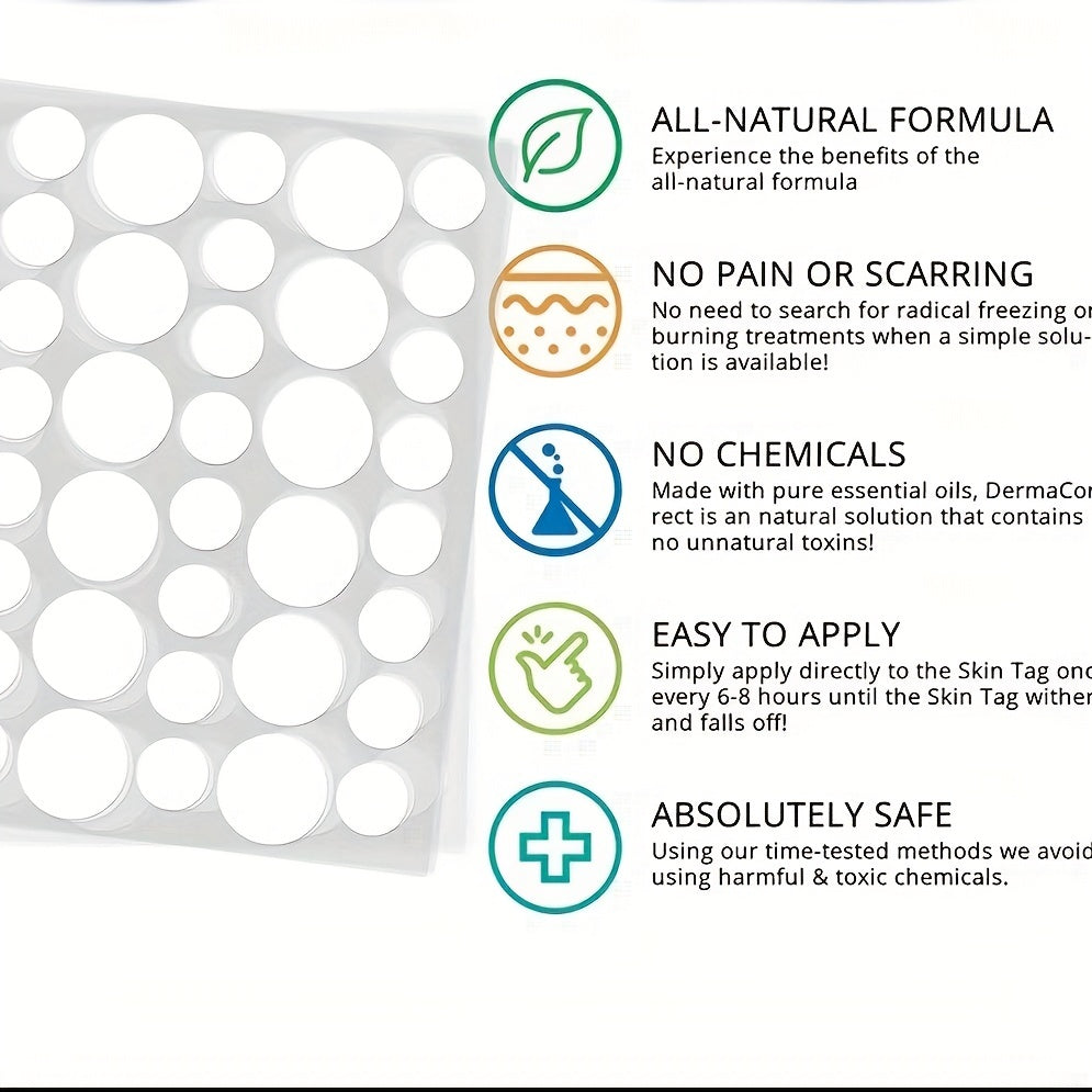 144PCS Skin Tag Remover Patches With Natural Ingredients