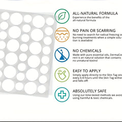 144PCS Skin Tag Remover Patches With Natural Ingredients