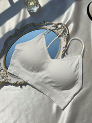 2pcs Wireless Bras Comfy & Breathable Stretch Intimates Bra