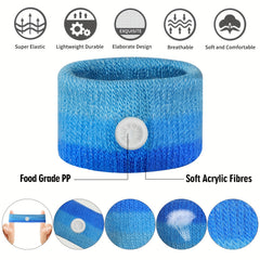 4PCS Motion Sickness Bands Acupressure Nausea Wristband