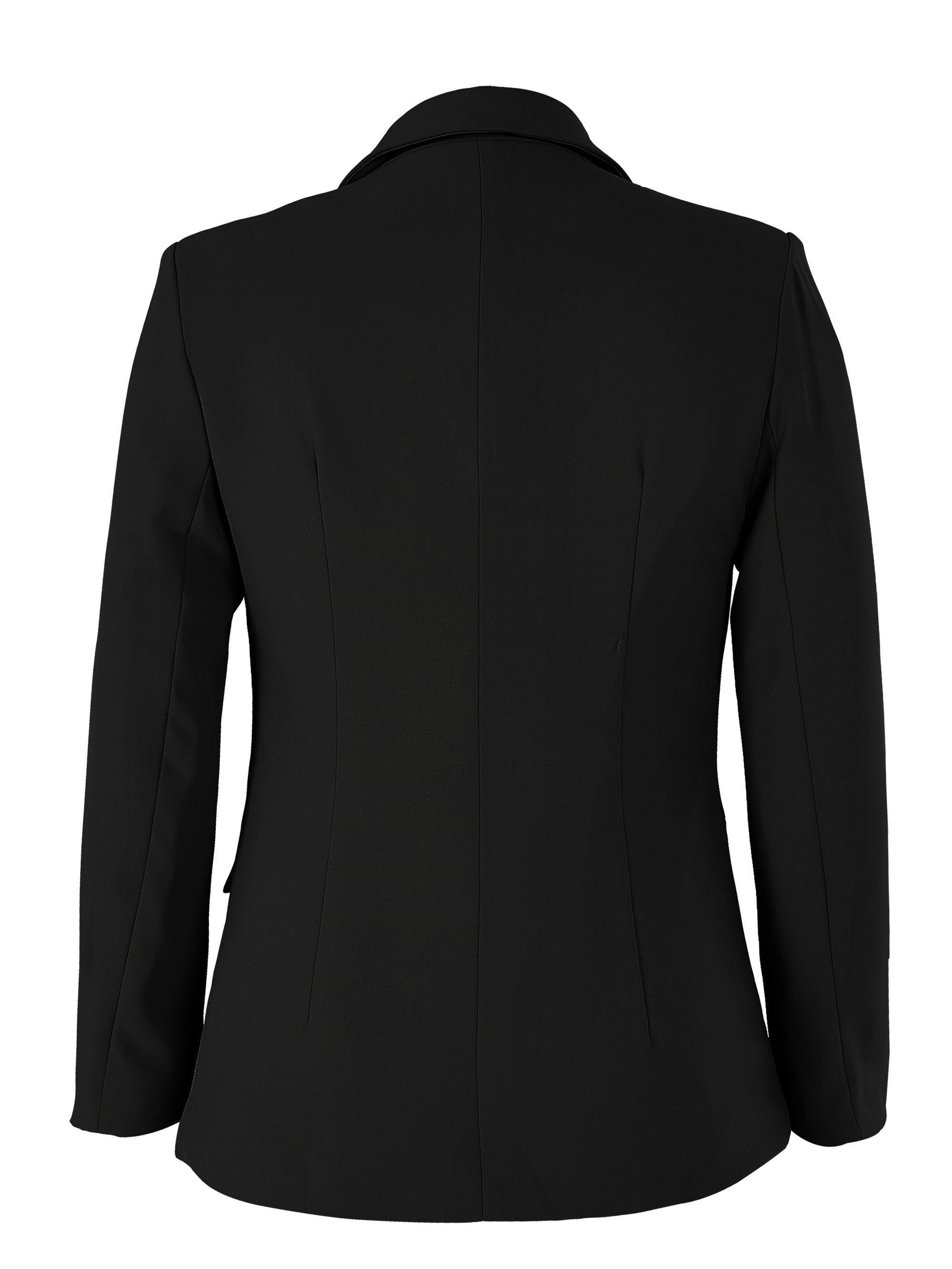 Women's Slim Fit Double Breasted Blazer Solid Button Coat