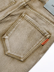 Y2k Creative Tassels Denim Shorts Men's Casual Street Style