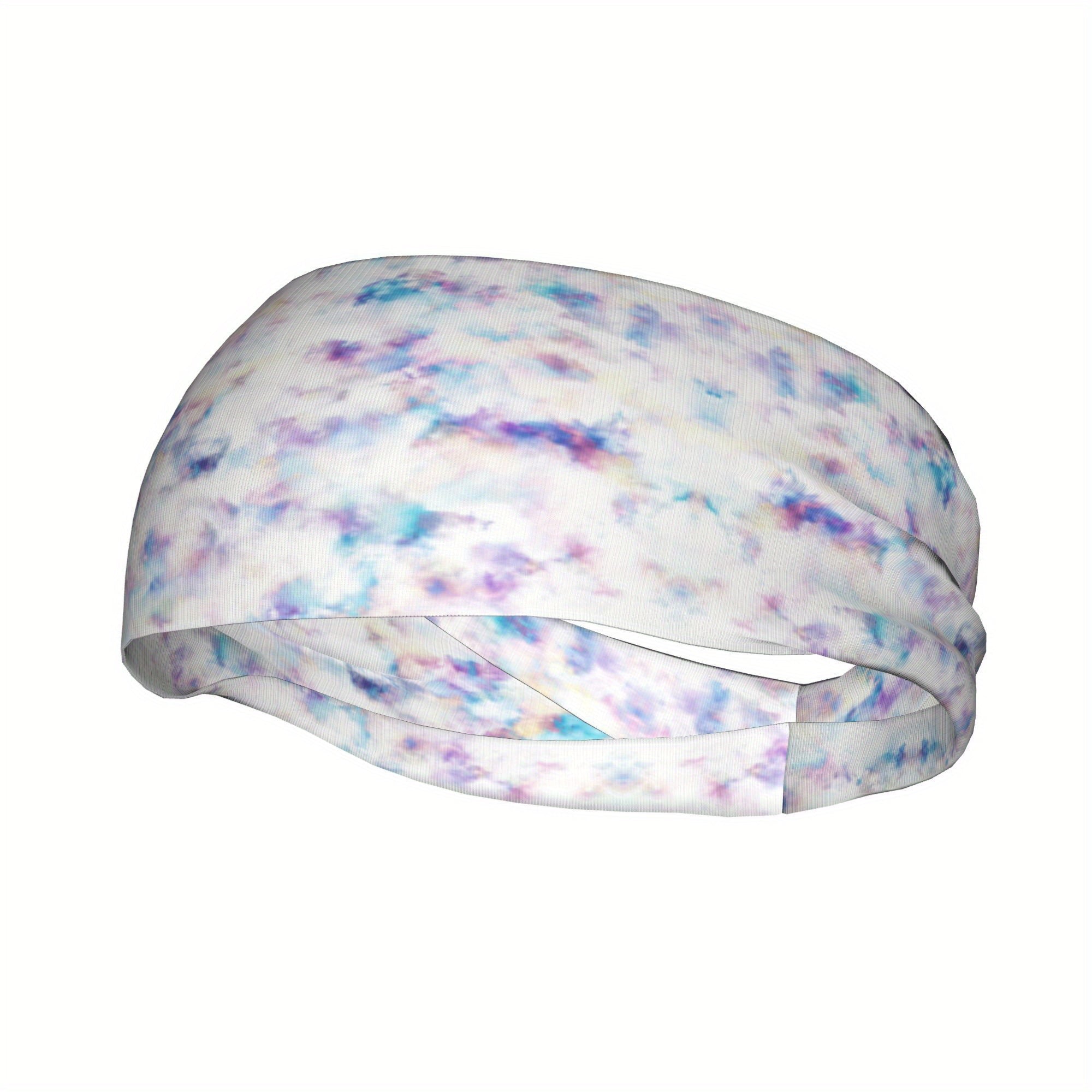 Tie Dye Headband Polyester Spandex Blend
