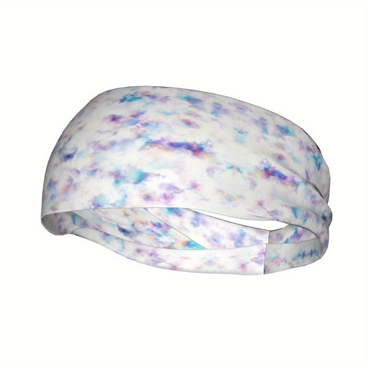 Tie Dye Headband Polyester Spandex Blend