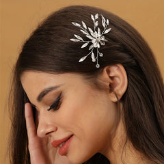 Rhinestone Flower Head Piece Headwear Wedding Hair Accessories