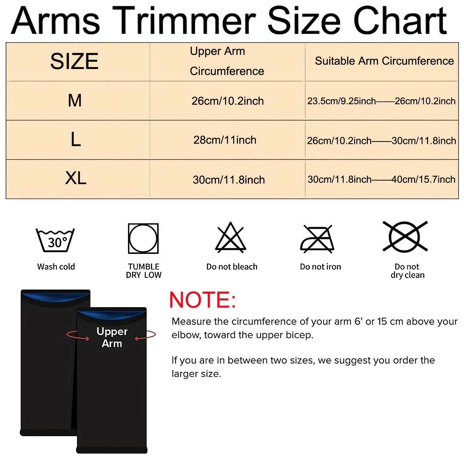 Arm Sweat Band Shaping Sleeves for Exercise & Weight Loss