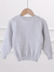 Girls' Sequin Button Down Cardigan Sweater Top