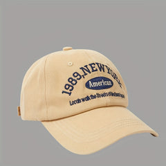 1989 York Baseball Cap Solid Embroidered Lightweight Dad Hat