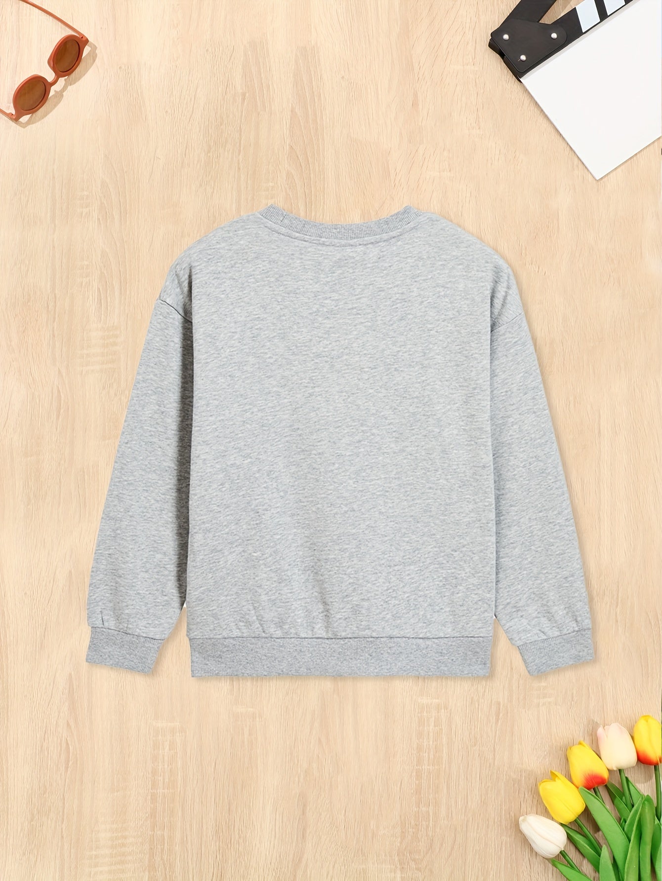 Girl's Pattern Sweatshirt Casual Breathable Sweatshirt