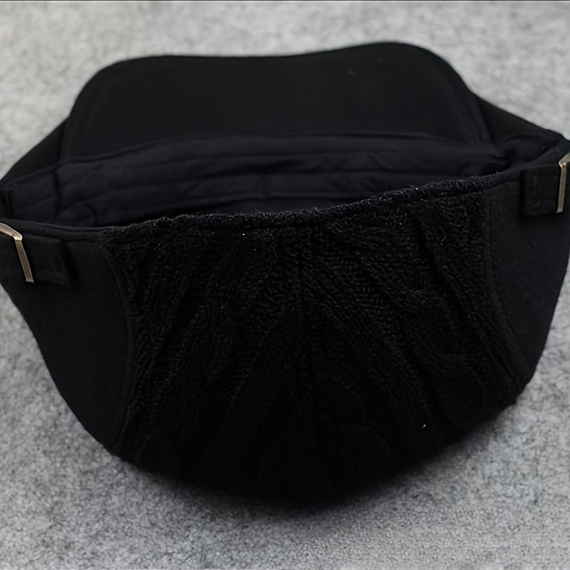 Casual Knitted Beret Hat, Moisture Wicking Newsboy Hat