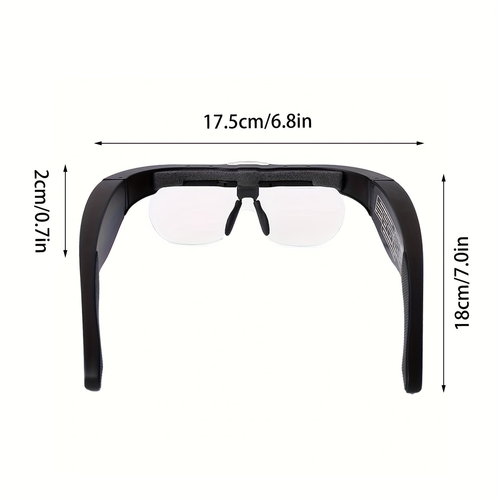 Rechargeable Magnifying Glasses Head Magnifier with LED Lights